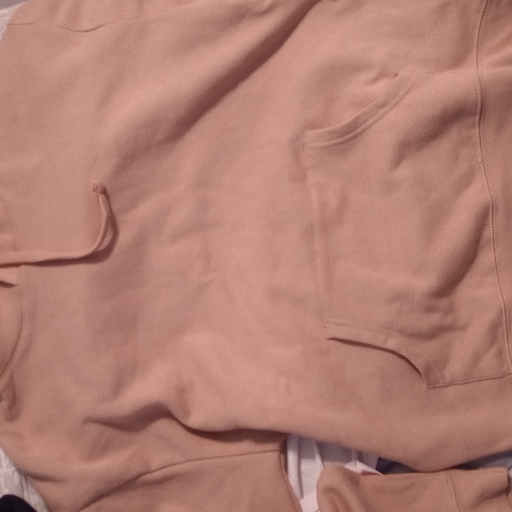 light brown hoodie